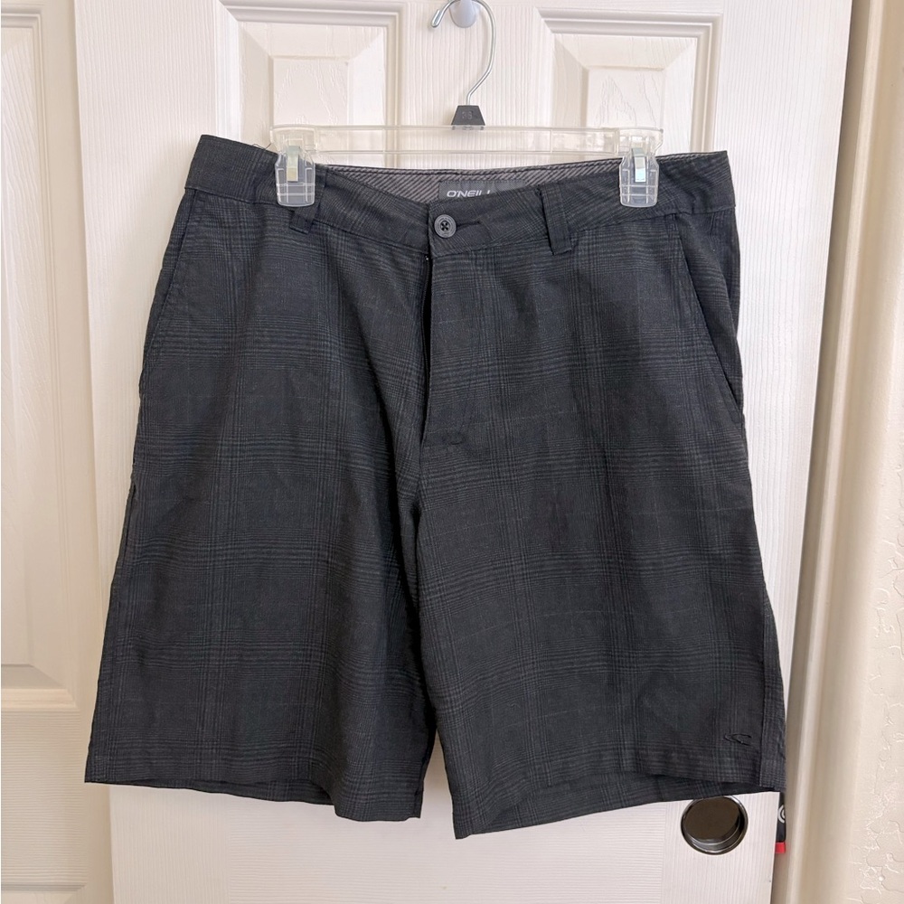 Men's O’Neill charcoal plaid Shorts